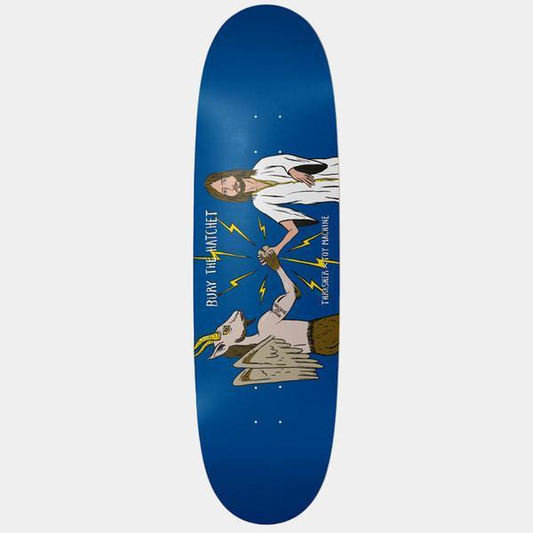 Toy Machine Skateboards x Thrasher Magazine Bury The Hatchet Deck 8.88"