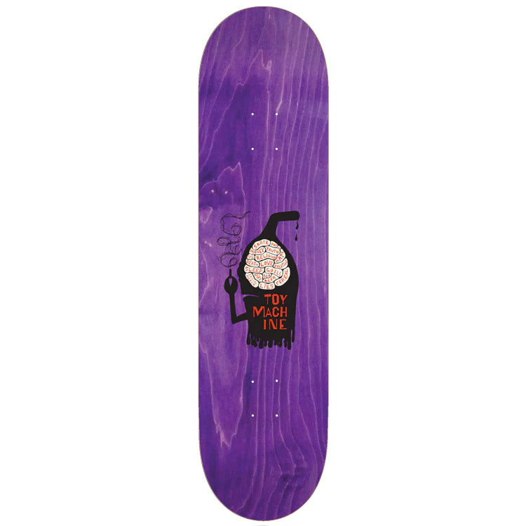 Toy Machine Skateboard Deck Axel Silowet Brown 8.25" x 31.63"