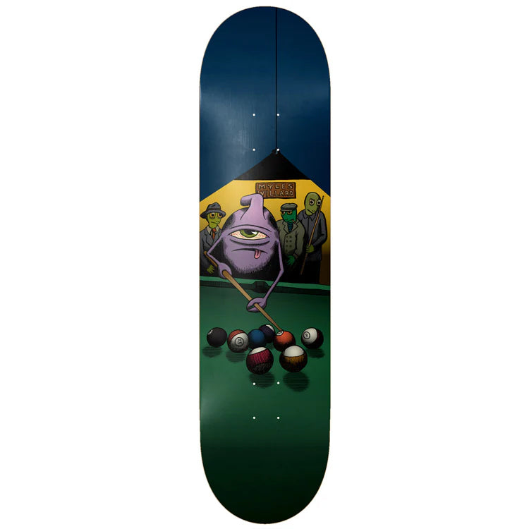Toy Machine Skateboard Deck Willard Hustler 8.25" x 31.63"