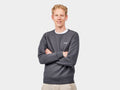 Trek Quilted Crewneck Medium Black Shirt