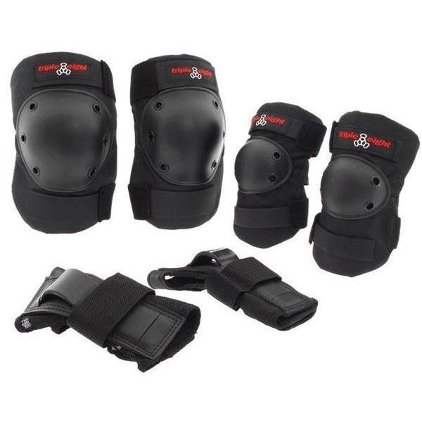 Triple Eight Saver Series Protection Pad Set Black