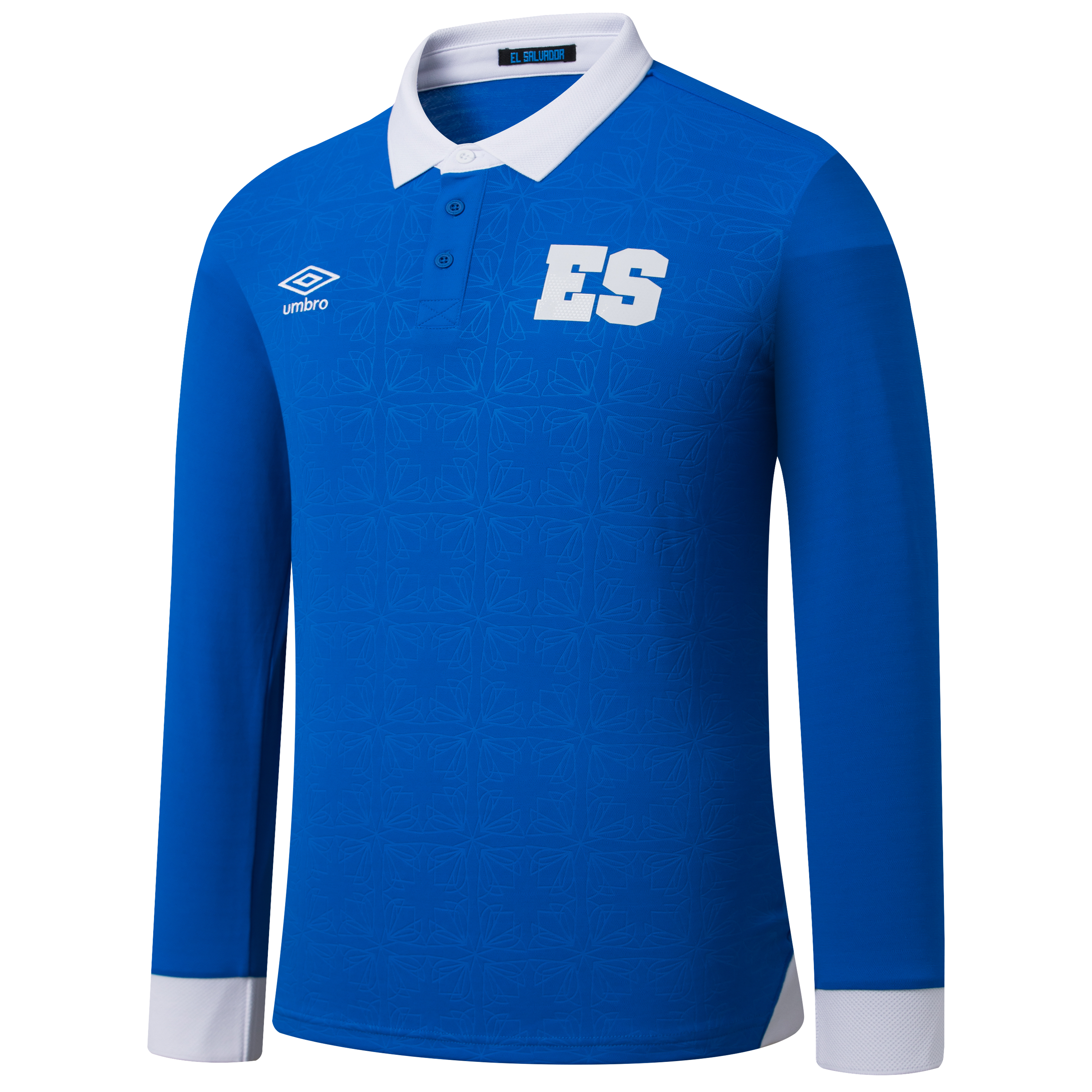 Umbro El Salvador Men's Home Long Sleeve Jersey 25/26