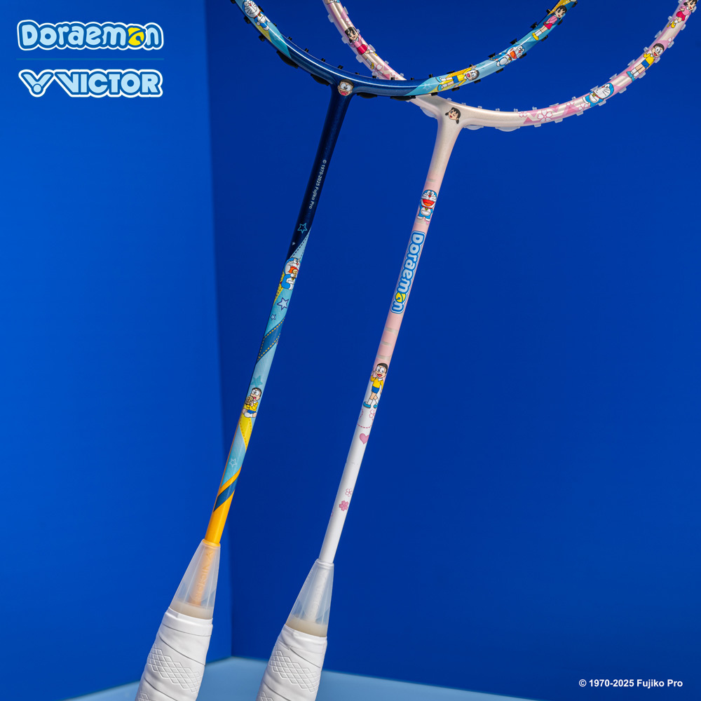 Victor x Doraemon Racket Combo Gift Box - DRM-SET-IB - Unstrung