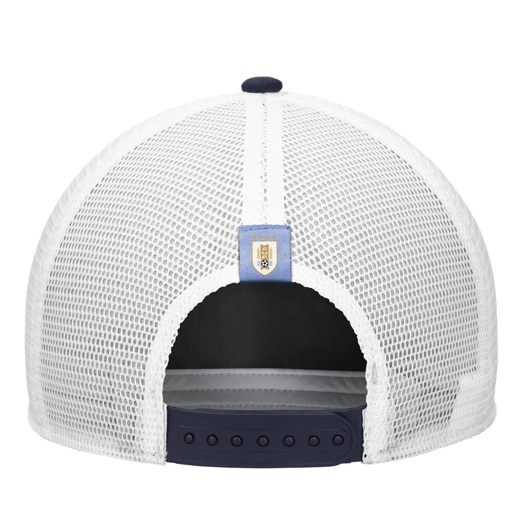 Uruguay National Team FIFA Nike Men's Navy Rise Rope Trucker Adjustable Hat