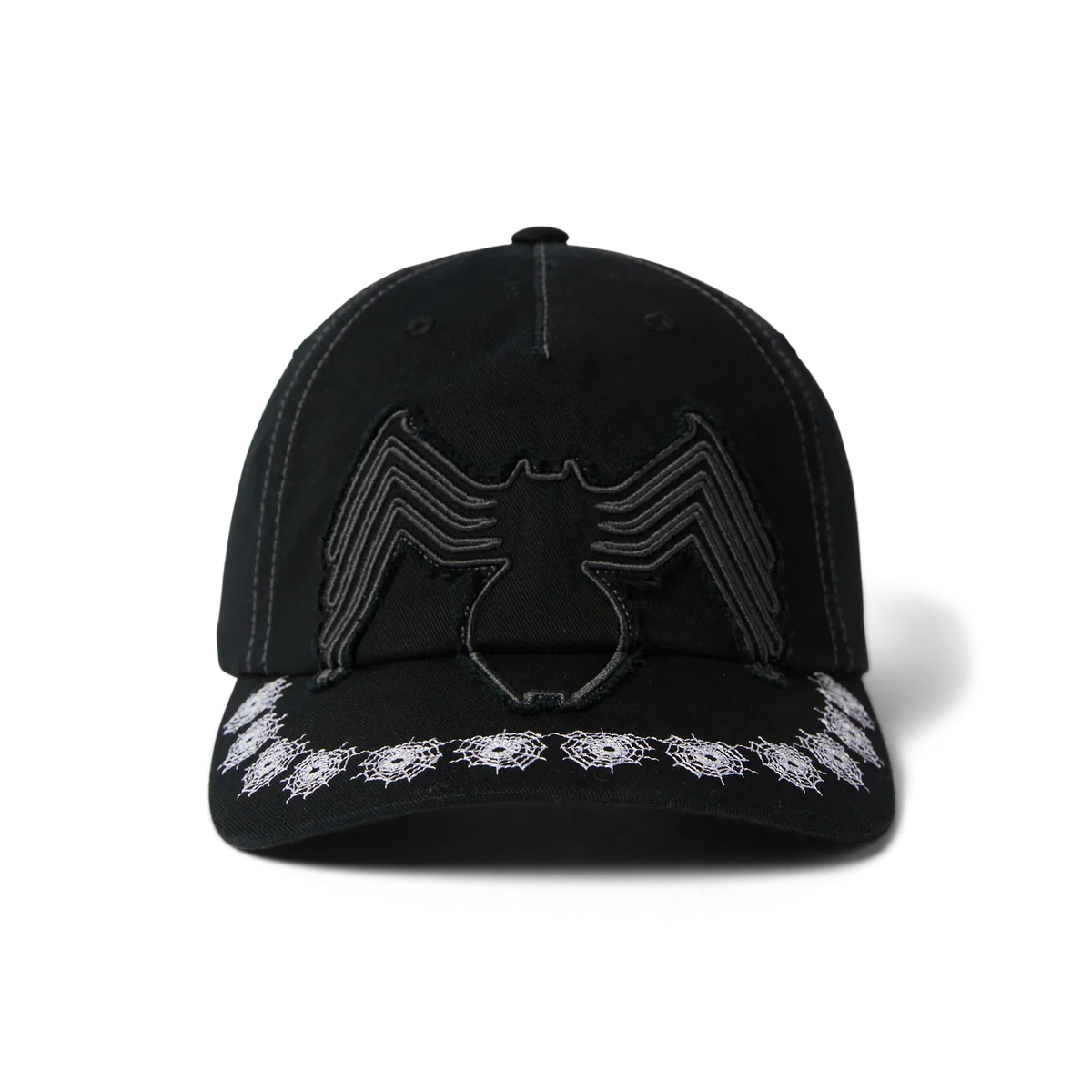 Huf X Spider-Man Venom Snapback Hat - Washed Black