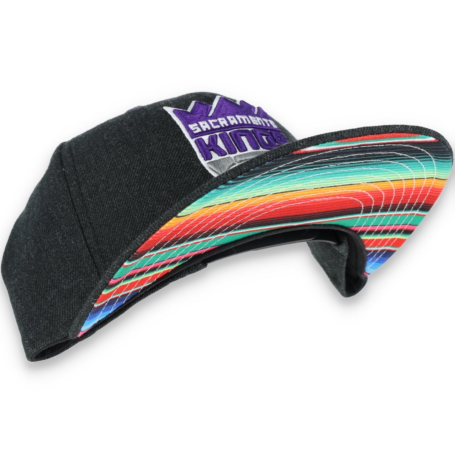 Sacramento Kings serape collection-heather black/Purple/Sliver
