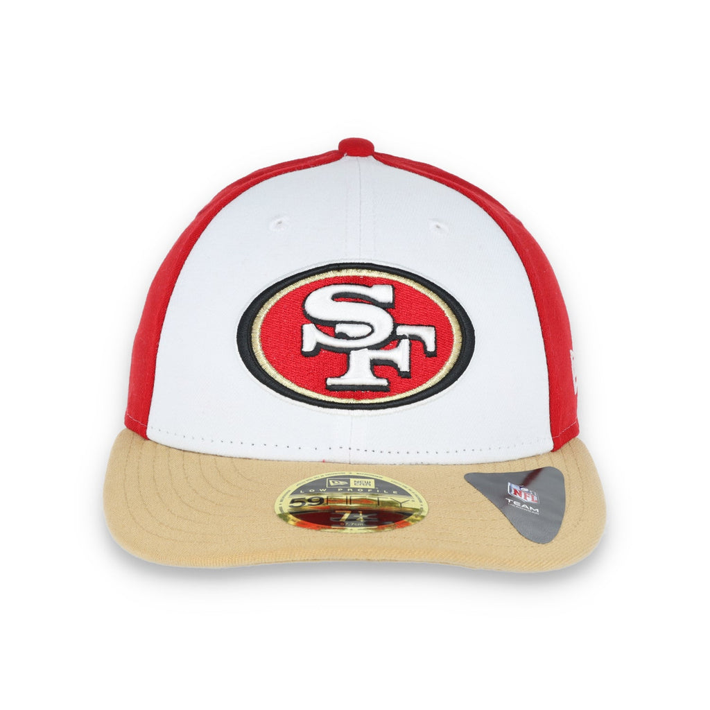 SAN FRANCISCO 49ERS NEW ERA LOW PROFILE 59FIFTY FITTED-RED/WHITE