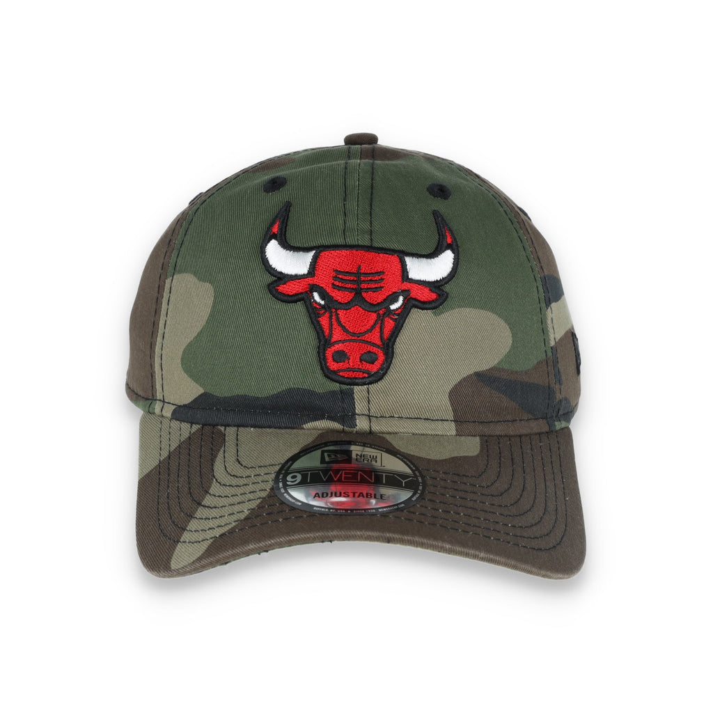 CHICAGO BULLS NEW ERA CORE CLASSIC WOODLAND CAMO 9TWENTY ADJUSTABLE-CAMO