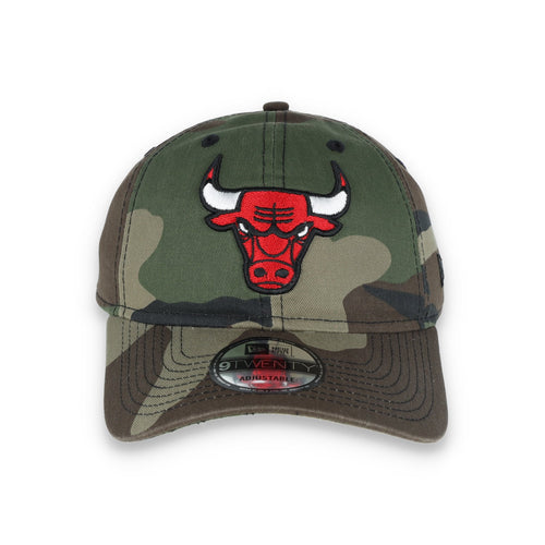 CHICAGO BULLS NEW ERA CORE CLASSIC WOODLAND CAMO 9TWENTY ADJUSTABLE-CAMO