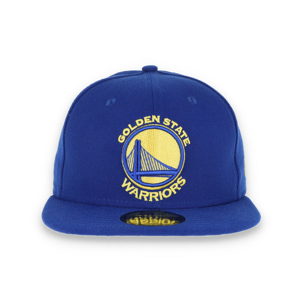 GOLDEN STATE WARRIORS NEW ERA 59FIFTY HAT-BLUE/YELLOW