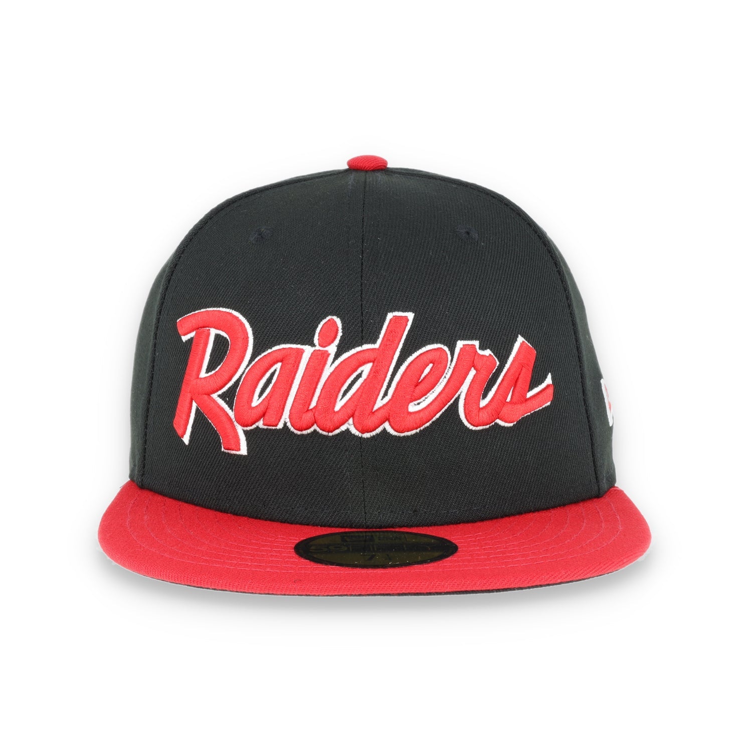 Las Vegas Raiders New Era 59Fifty Fitted Script -Black/Red
