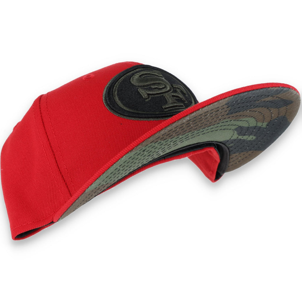 SAN FRANCISCO 49ERS NEW ERA NFL WOOD CAMO 59FIFTY FITTED