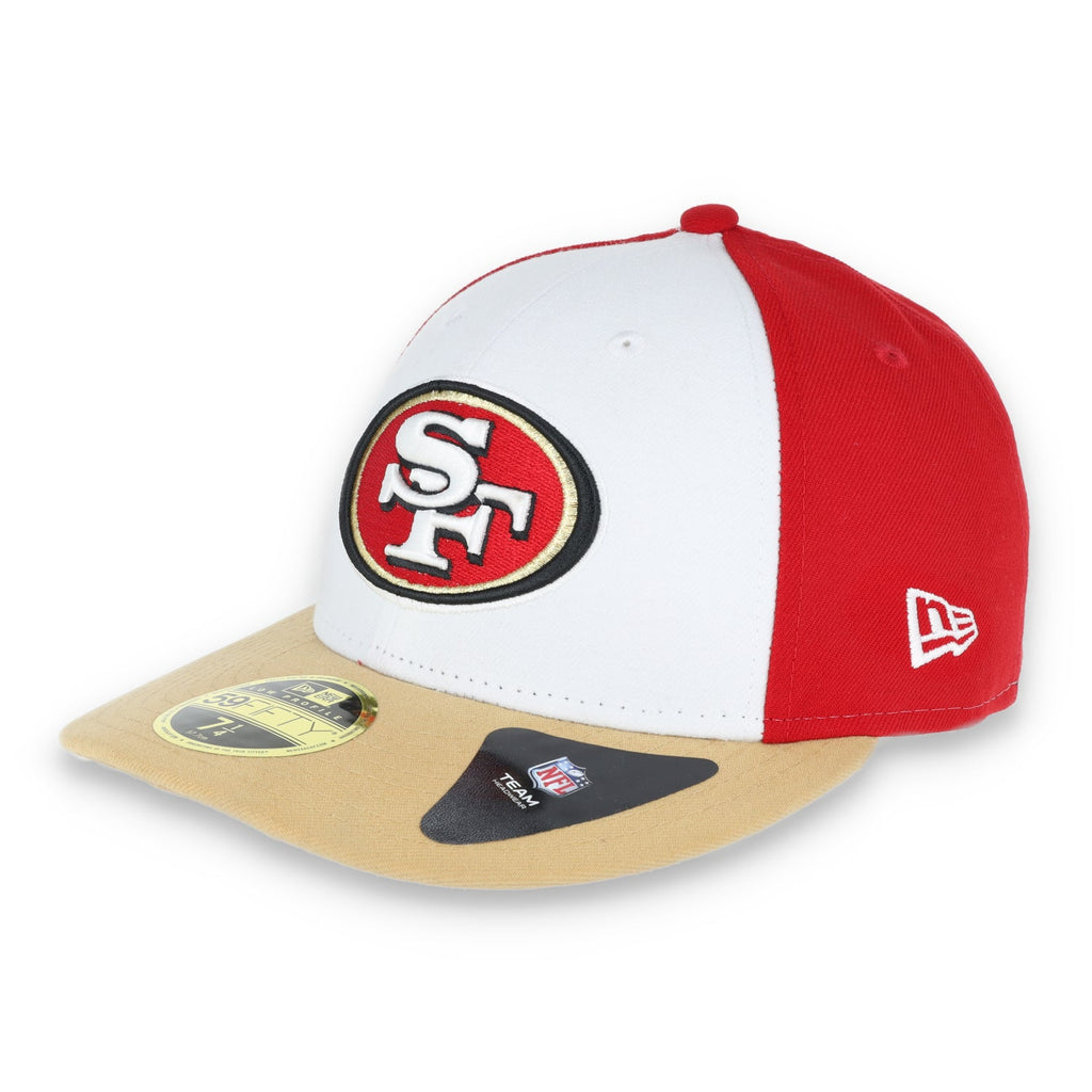 SAN FRANCISCO 49ERS NEW ERA LOW PROFILE 59FIFTY FITTED-RED/WHITE