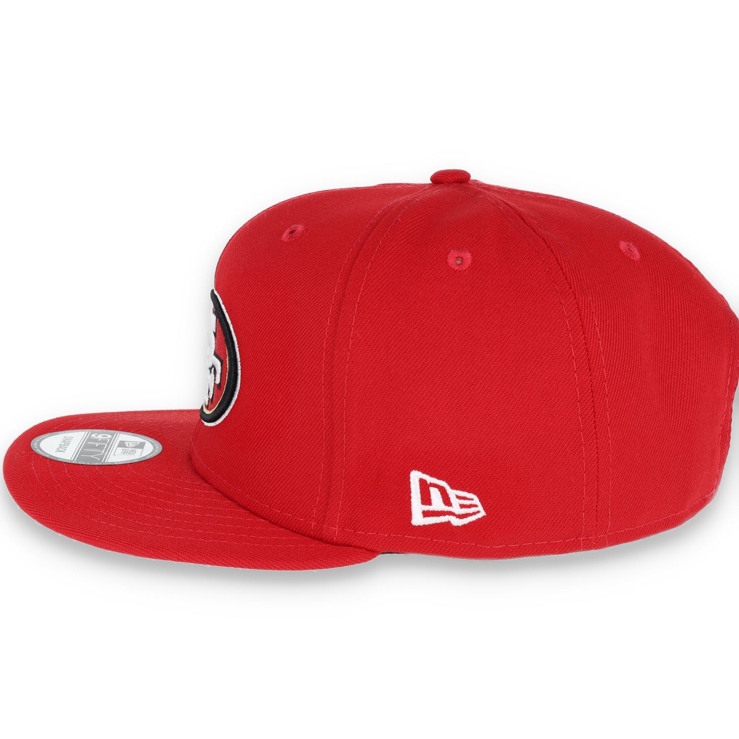 San Francisco 49ers New Era 75th Anniversary 9FIFTY Side Patch Snapback Adjustable Hat - Scarlet
