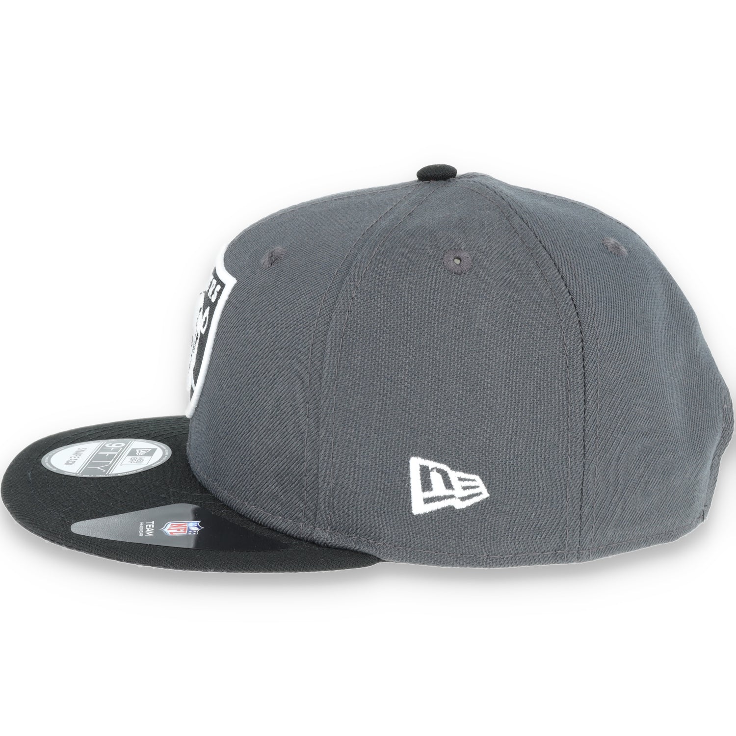LAS VEGAS RAIDERS NEW ERA DARK GRAPH BLACK SHIELD 9FIFTY SNAPBACK ADJUSTABLE HAT