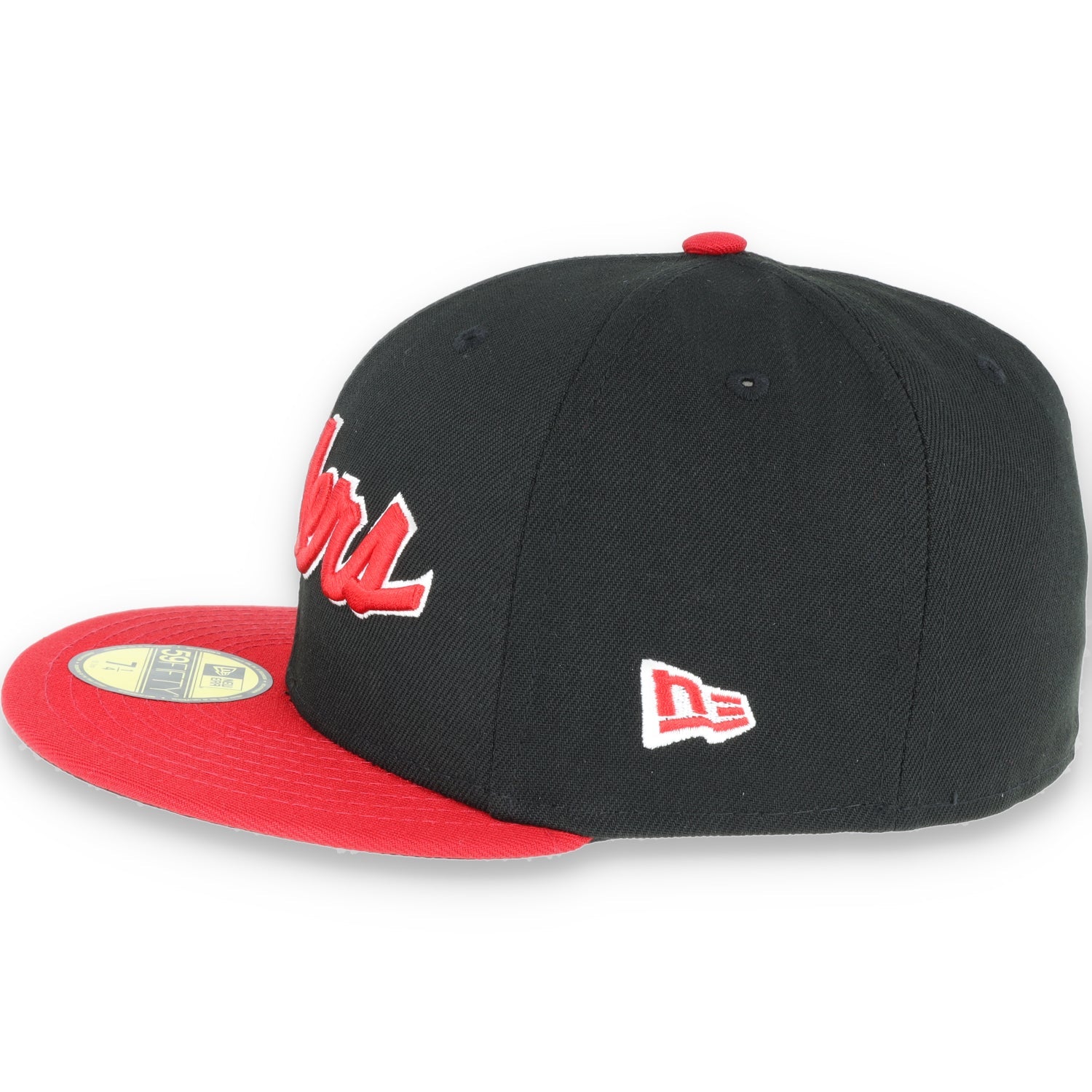 Las Vegas Raiders New Era 59Fifty Fitted Script -Black/Red