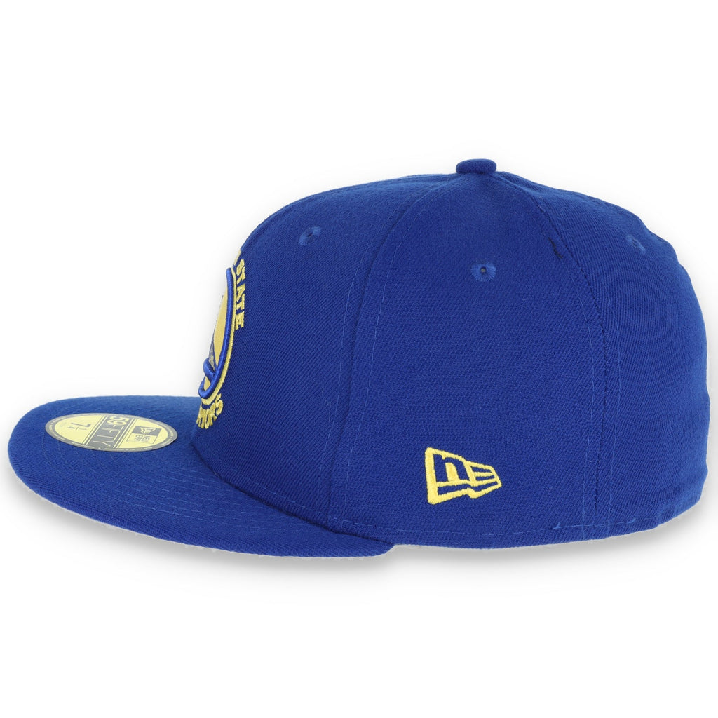 GOLDEN STATE WARRIORS NEW ERA 59FIFTY HAT-BLUE/YELLOW