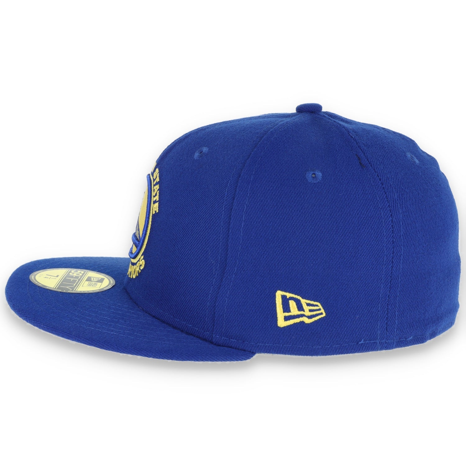 GOLDEN STATE WARRIORS NEW ERA 59FIFTY HAT-BLUE/YELLOW
