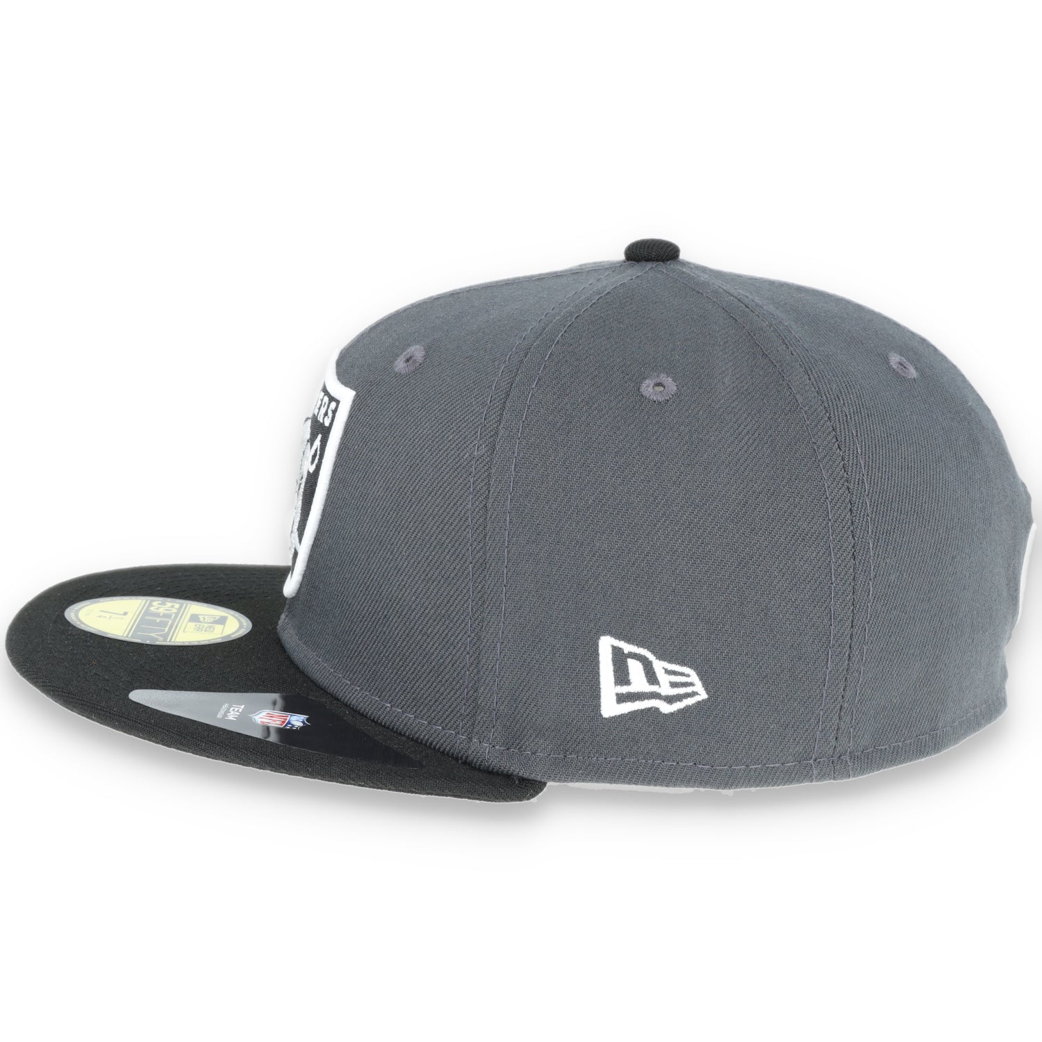 Las  Vegas Raiders New Era 59Fifty Fitted  Shield Logo -Black/Grey