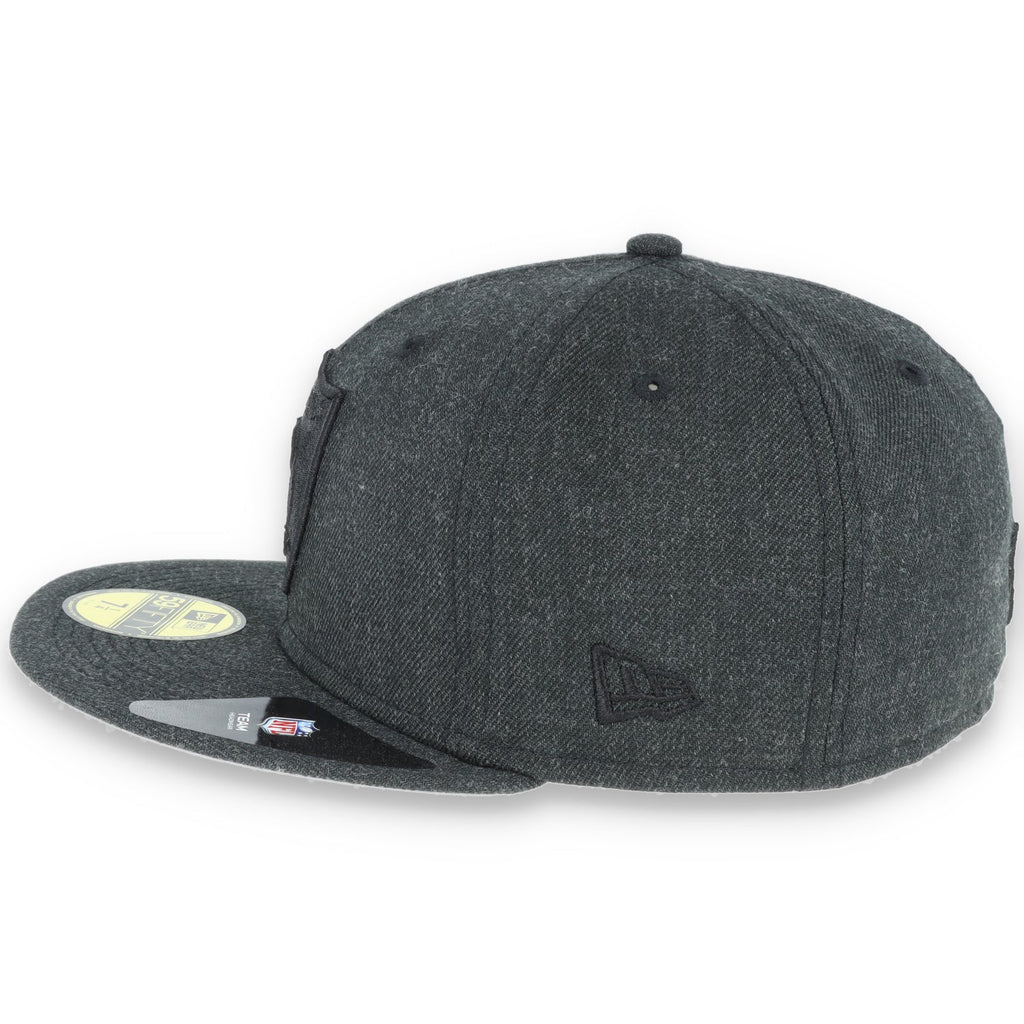 Las Vegas Raiders New Era 59Fifty Fitted  Shield Logo -Heather
