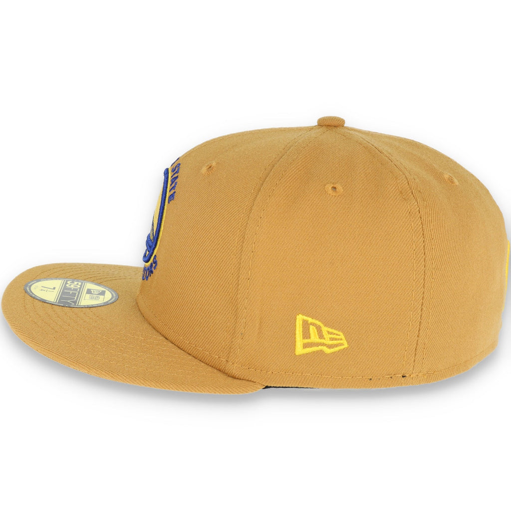 Golden State Warriors New Era 59Fifty Fitted Hat- Panama Tan