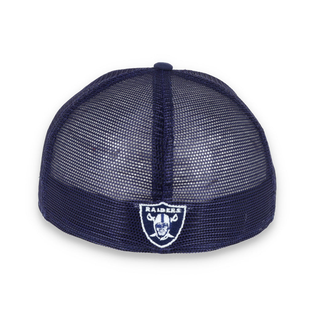 LAS VEGAS RAIDERS NEW ERA mesh script 59FIFTY FITTED-navy