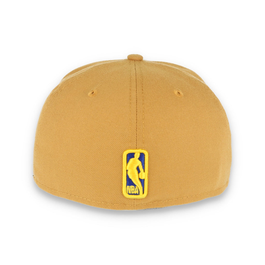 Golden State Warriors New Era 59Fifty Fitted Hat- Panama Tan