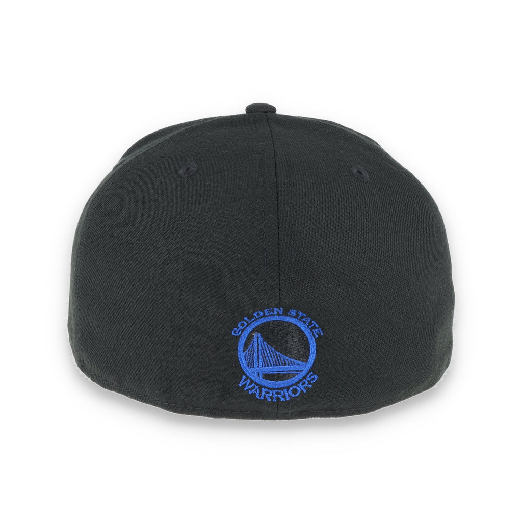 GOLDEN STATE WARRIORS NEW ERA 59FIFTY HAT-BLACK/DARK BLUE