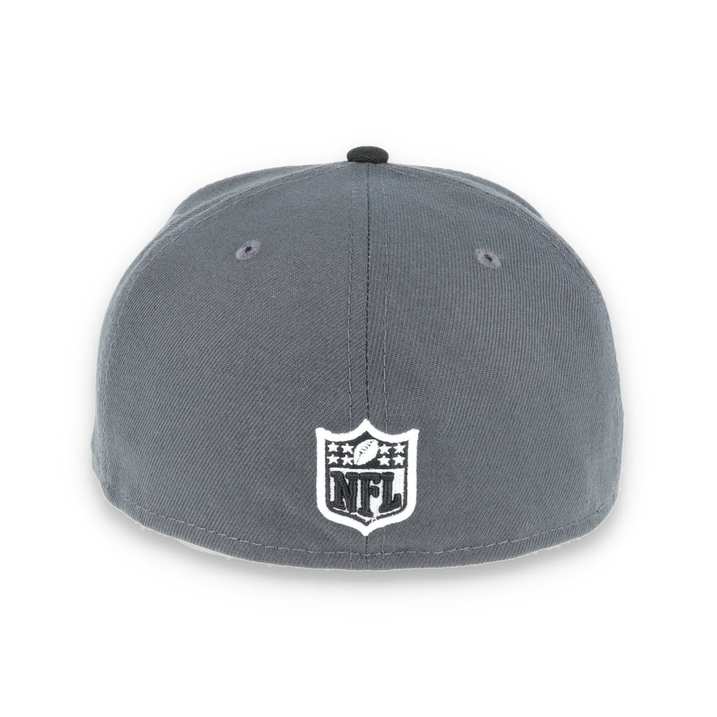 Las  Vegas Raiders New Era 59Fifty Fitted  Shield Logo -Black/Grey