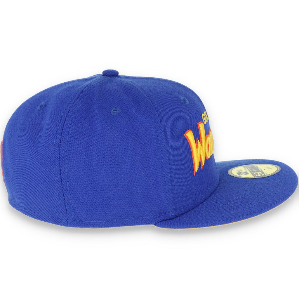 Golden State Warriors New Era 59Fifty Fitted 1989 Script Hat-Royal