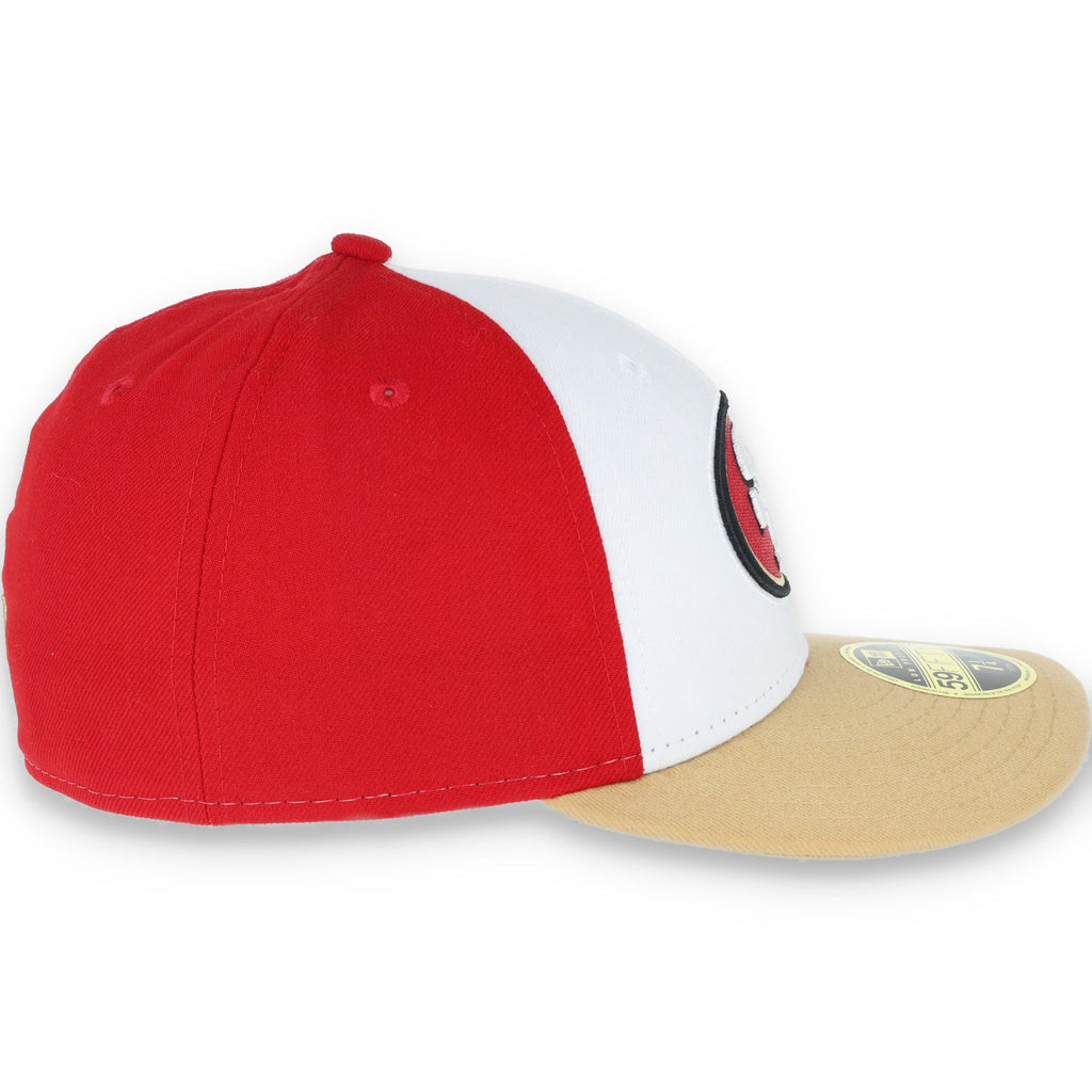 SAN FRANCISCO 49ERS NEW ERA LOW PROFILE 59FIFTY FITTED-RED/WHITE