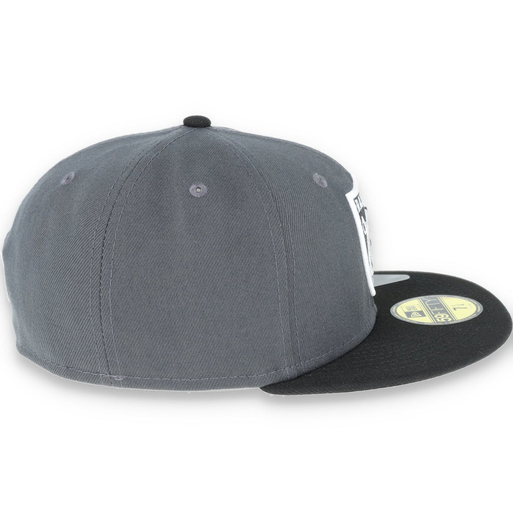 Las  Vegas Raiders New Era 59Fifty Fitted  Shield Logo -Black/Grey