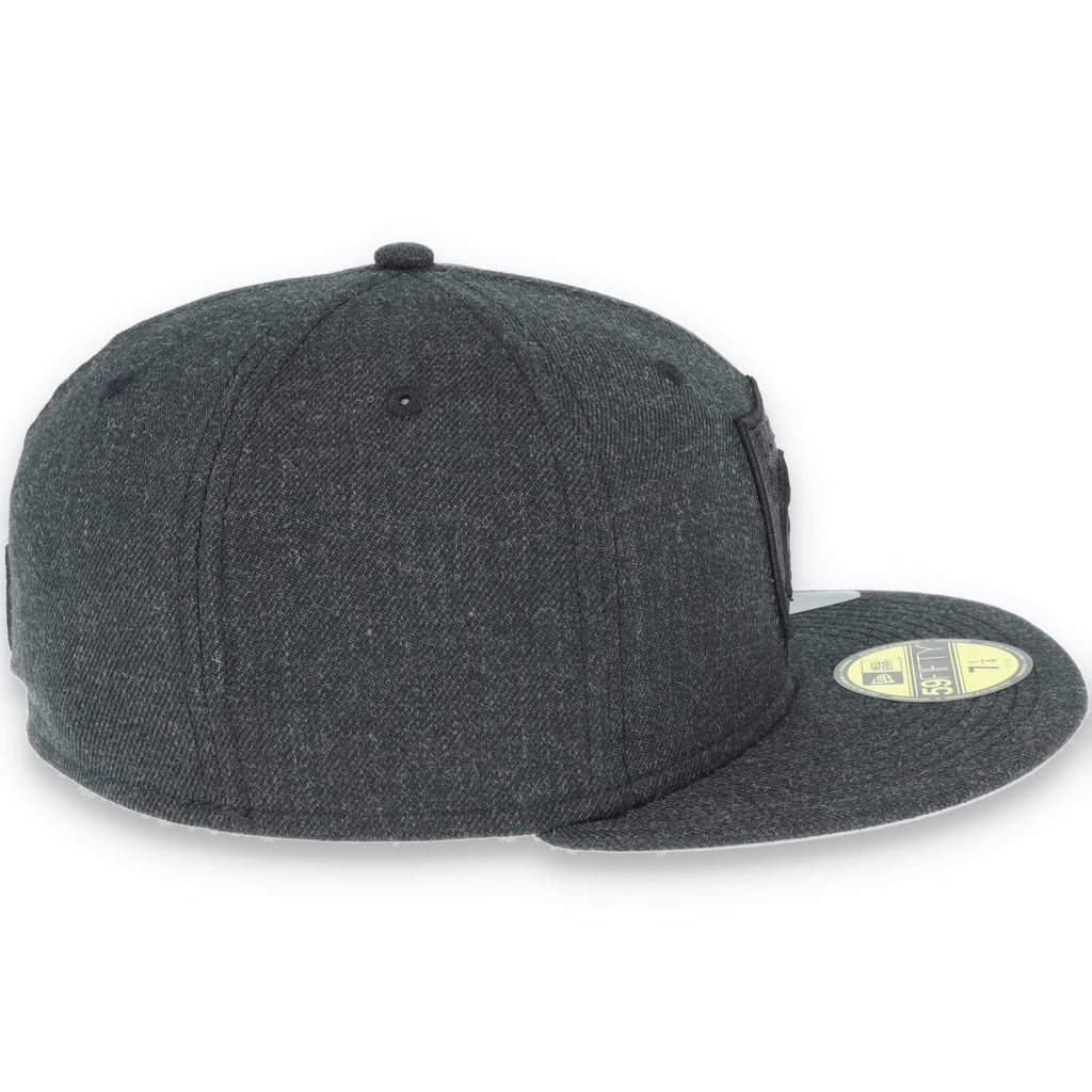 Las Vegas Raiders New Era 59Fifty Fitted  Shield Logo -Heather