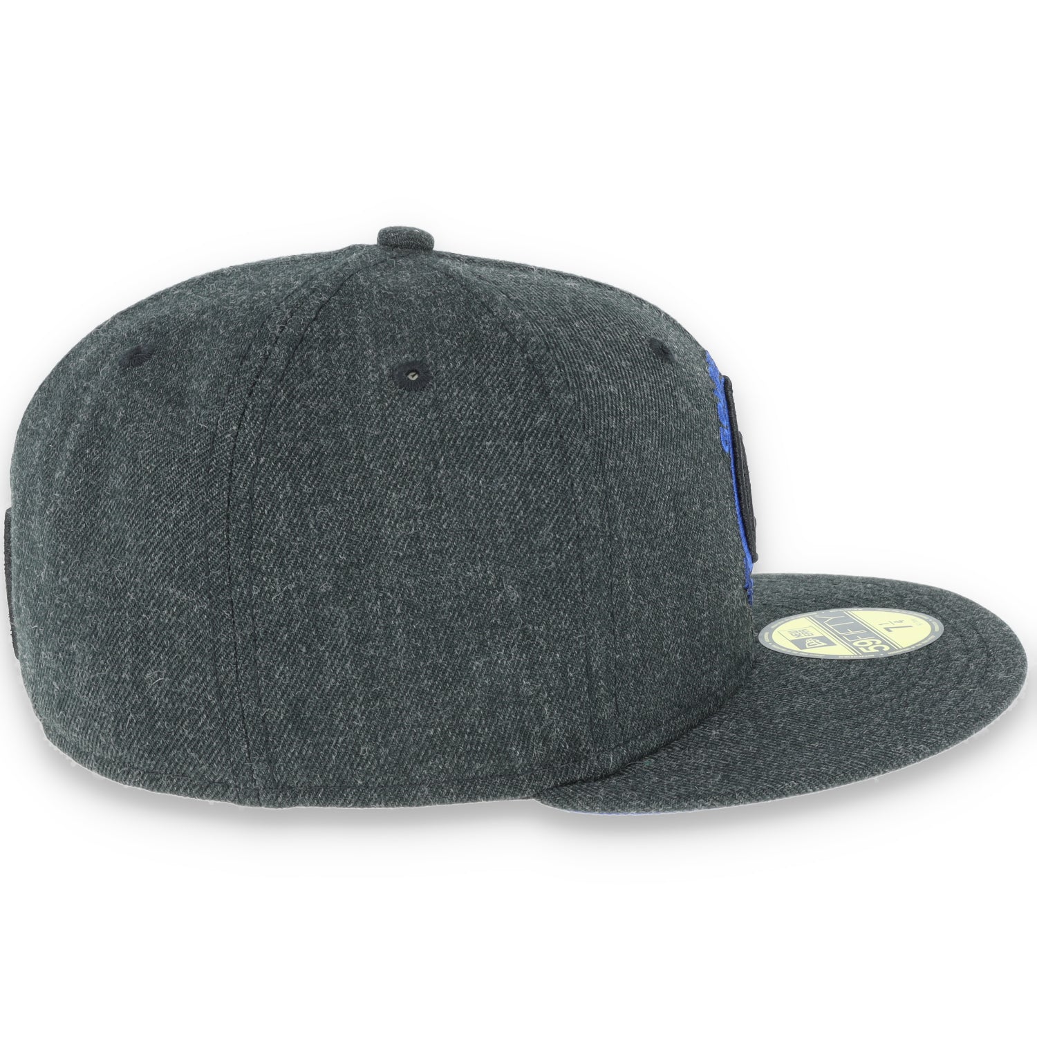 GOLDEN STATE WARRIORS NEW ERA 59FIFTY HAT-HEATHER BLACK/DARK BLUE