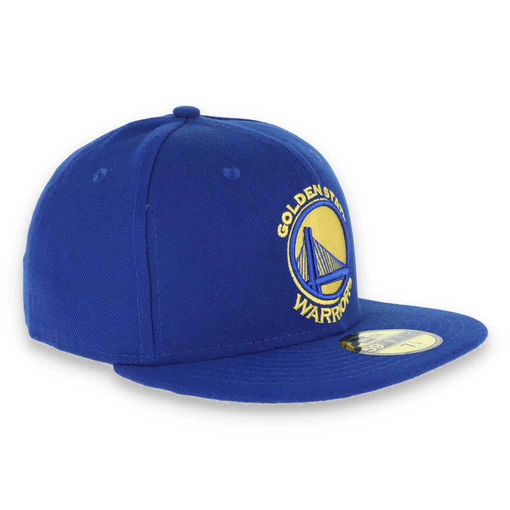 GOLDEN STATE WARRIORS NEW ERA 59FIFTY HAT-BLUE/YELLOW