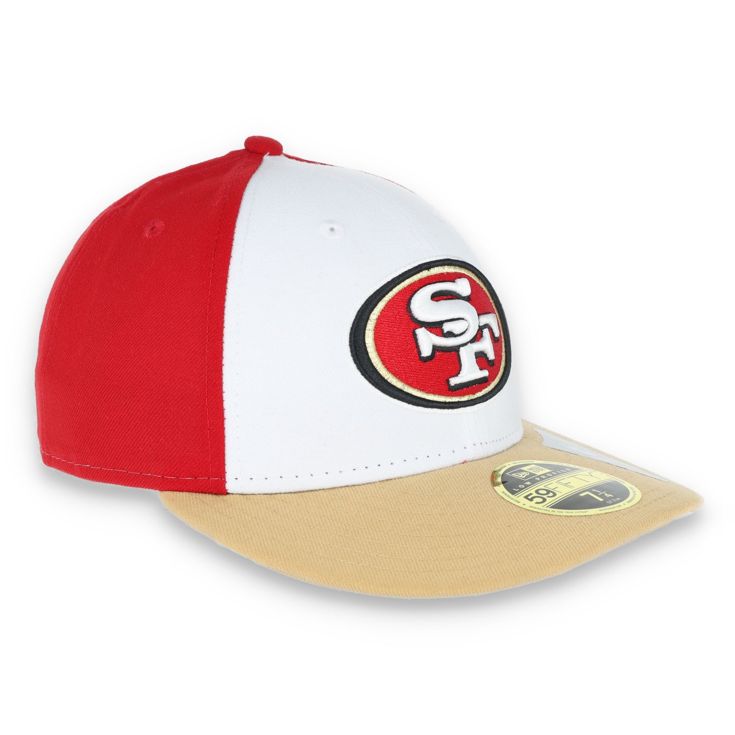 SAN FRANCISCO 49ERS NEW ERA LOW PROFILE 59FIFTY FITTED-RED/WHITE