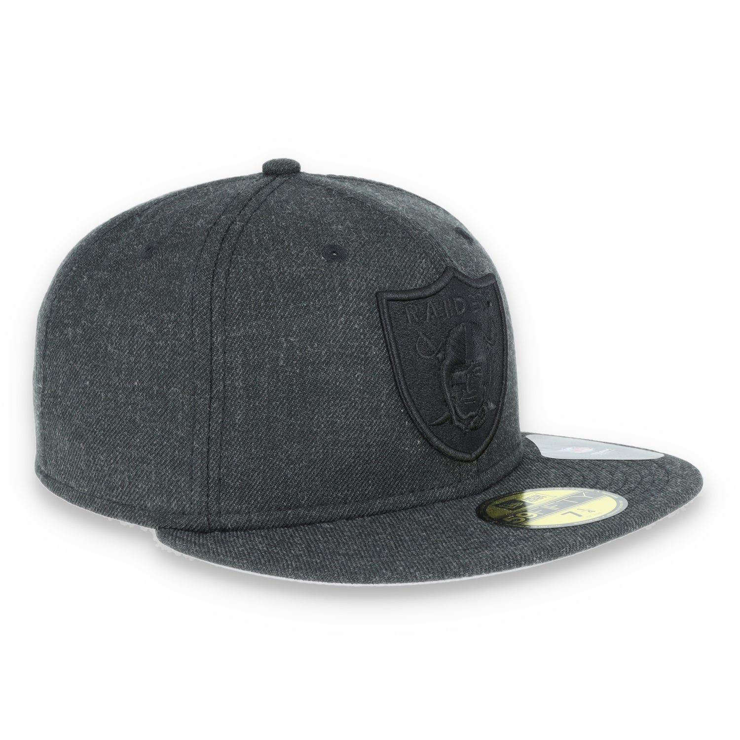 Las Vegas Raiders New Era 59Fifty Fitted  Shield Logo -Heather
