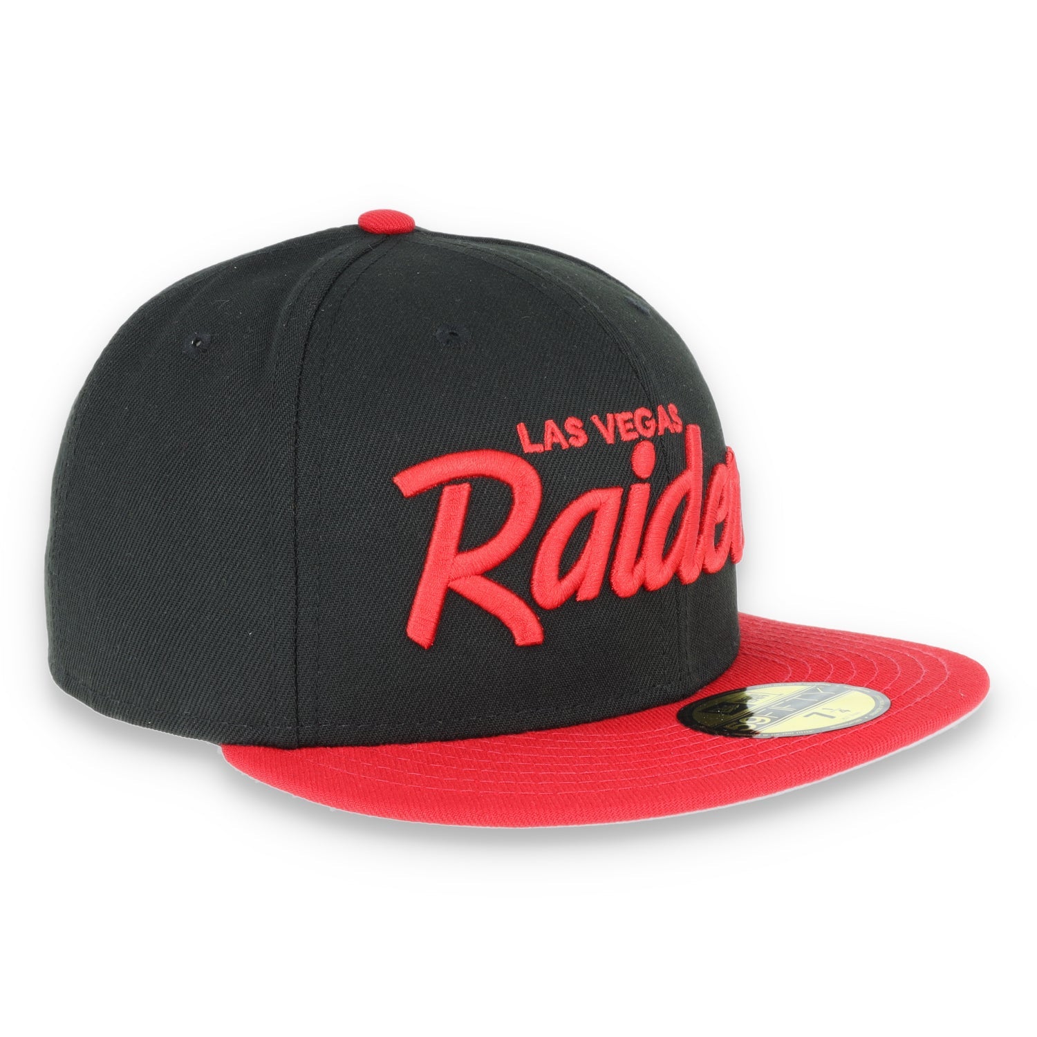 Las Vegas Raiders New Era 59Fifty Fitted Script -Black/Red
