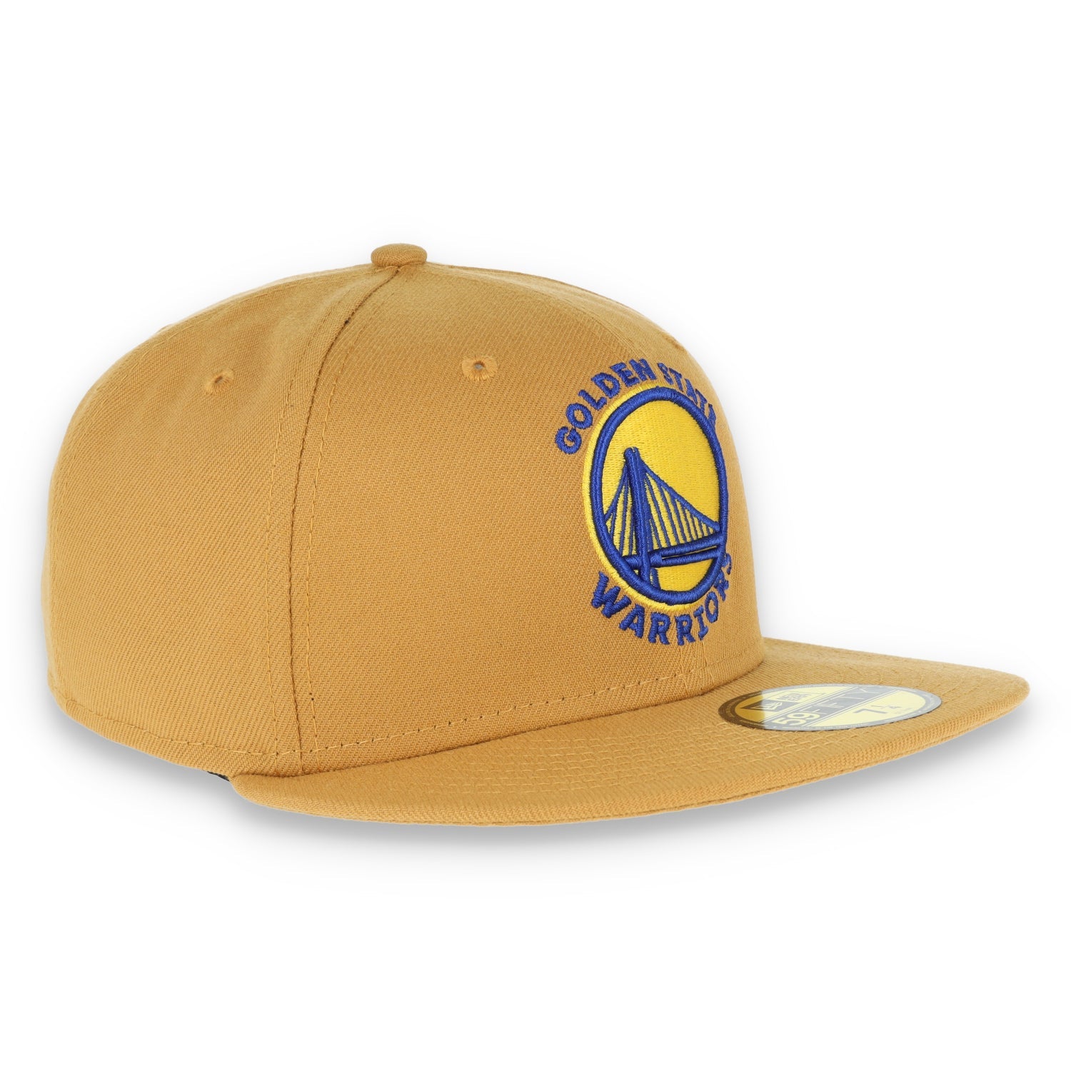 Golden State Warriors New Era 59Fifty Fitted Hat- Panama Tan