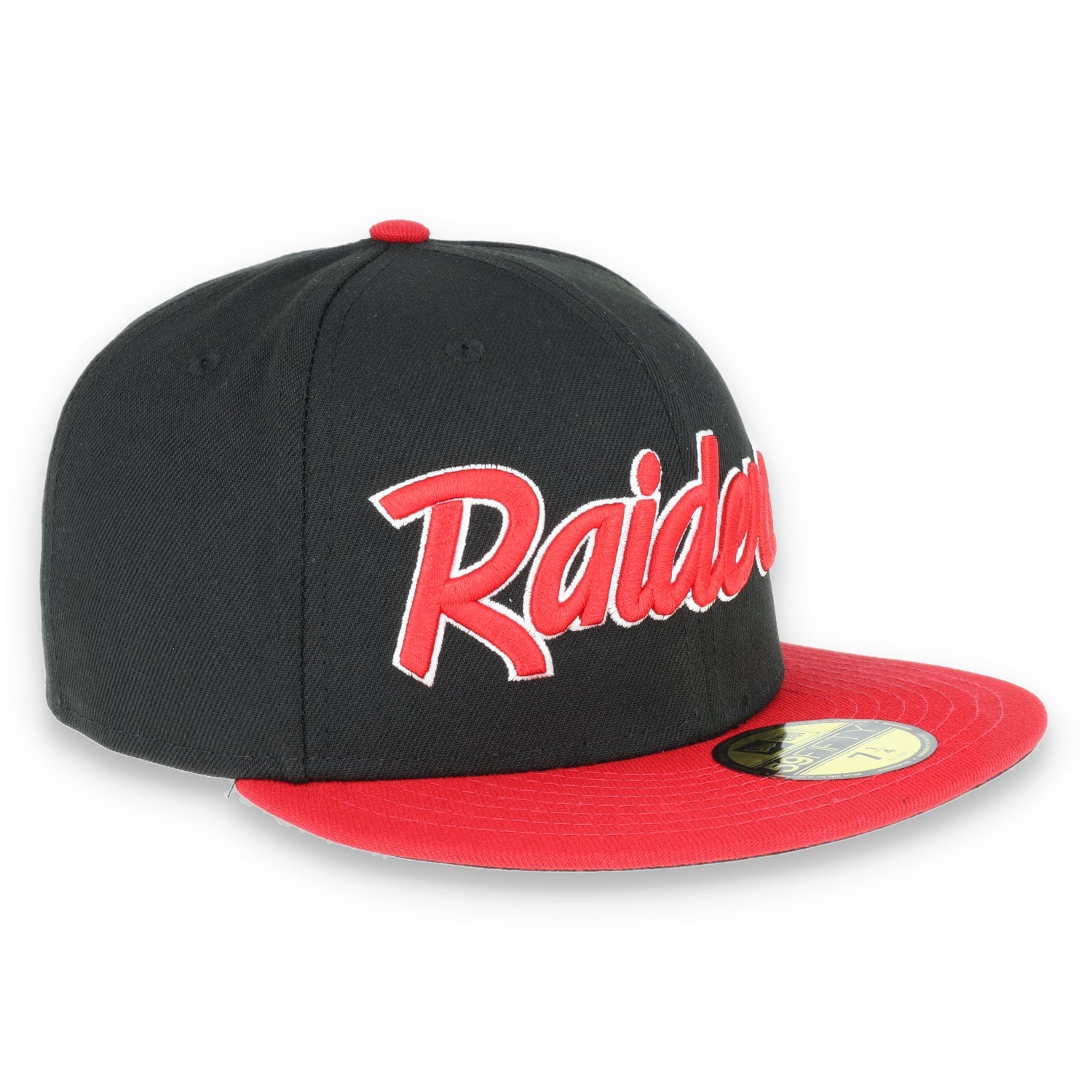 Las Vegas Raiders New Era 59Fifty Fitted Script -Black/Red