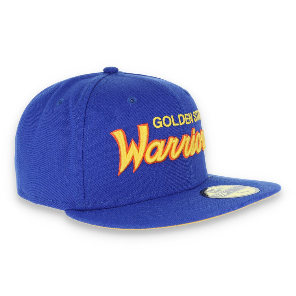 Golden State Warriors New Era 59Fifty Fitted 1989 Script Hat-Royal