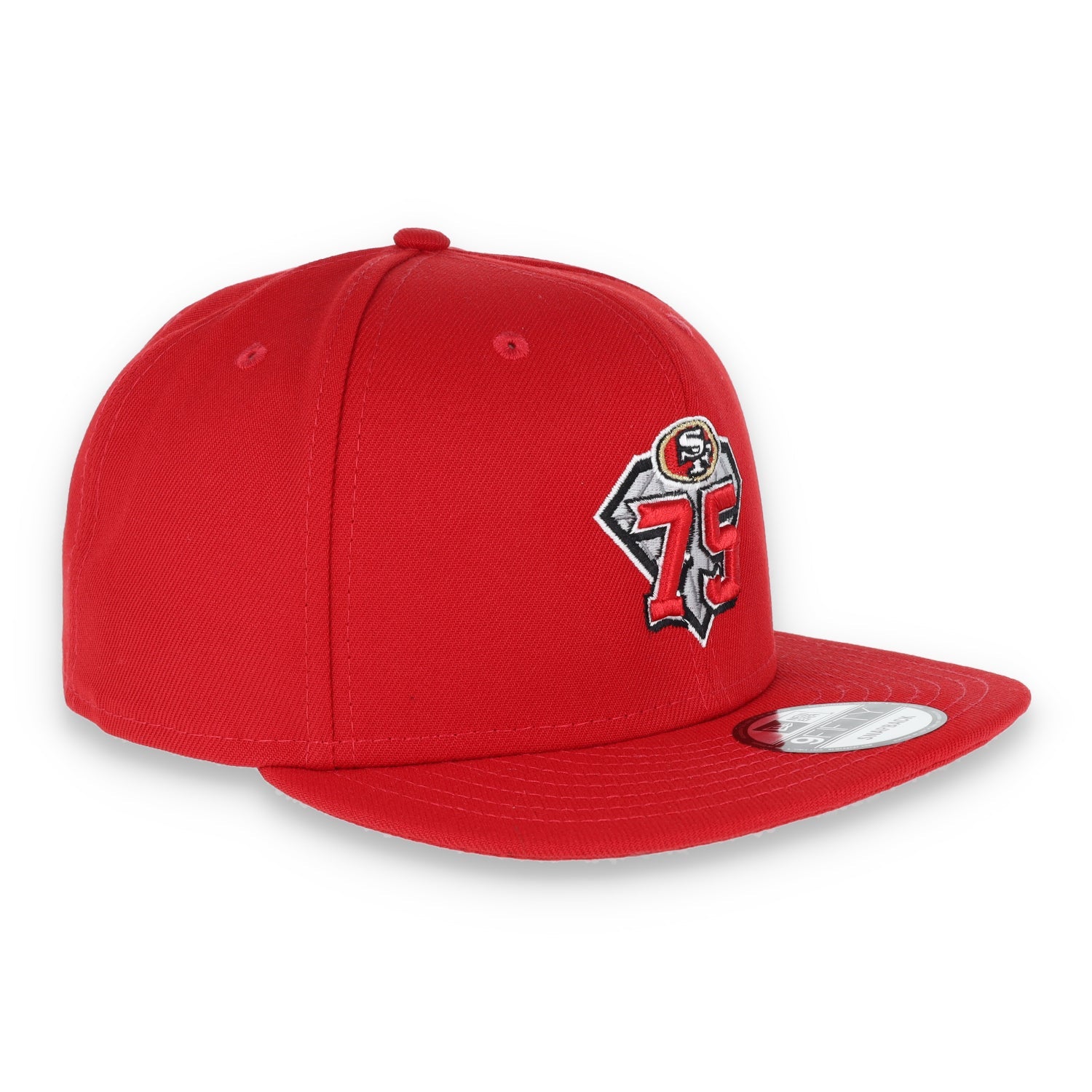 San Francisco 49ers New Era 75th Anniversary 9FIFTY Snapback Adjustable Hat - Scarlet