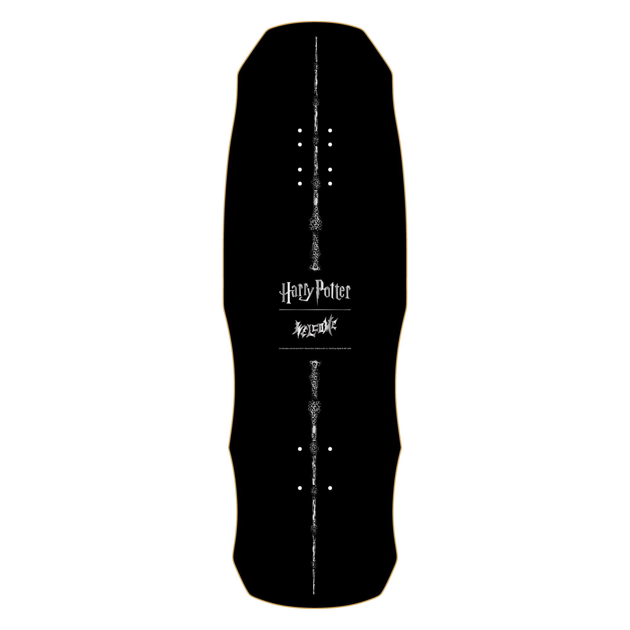 Welcome x Harry Potter Voldemort on Dark Lord Deck - 9.75″ Dark Green Stain