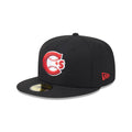 Vancouver Canadians MiLB New Era Men's Black 59Fifty Authentic Collection Fitted Hat
