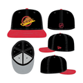 Vancouver Canucks NHL New Era Men's Black/Red 59Fifty Two Tone Fitted Hat