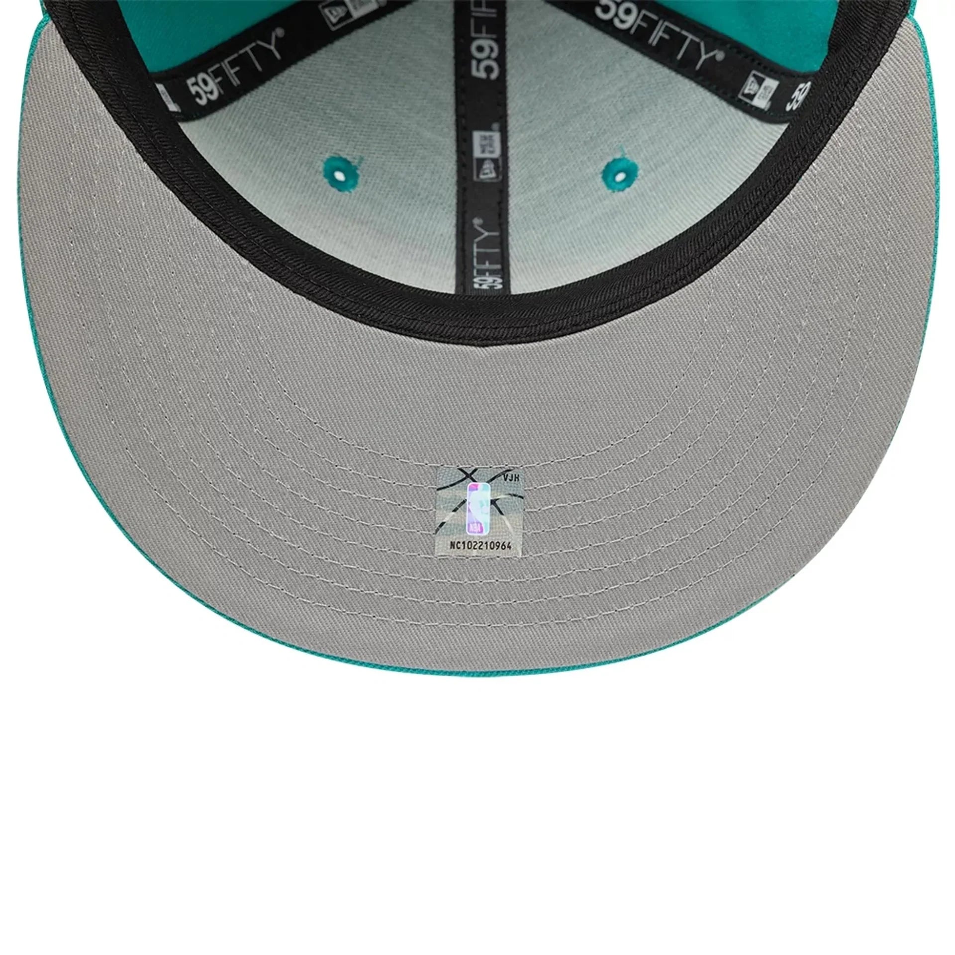 Vancouver Grizzlies NBA New Era Men's Teal 59Fifty Hardwood Classics Fitted Hat