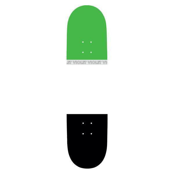 Violet Skateboards Lollipop Green Deck 8.38"