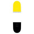 Violet Skateboards Lollipop Yellow Deck 8.38"