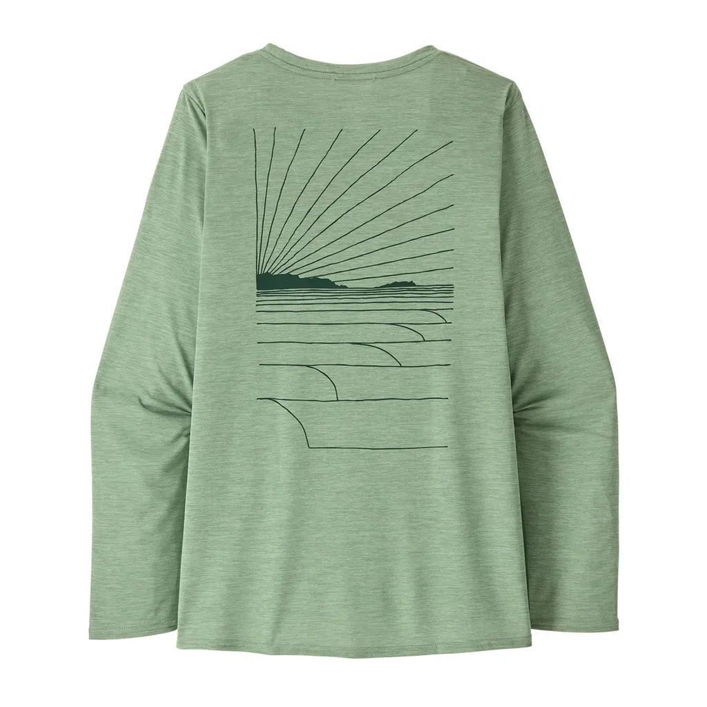 Patagonia W's L/S Capilene Cool Daily Graphic Shirt - Waters