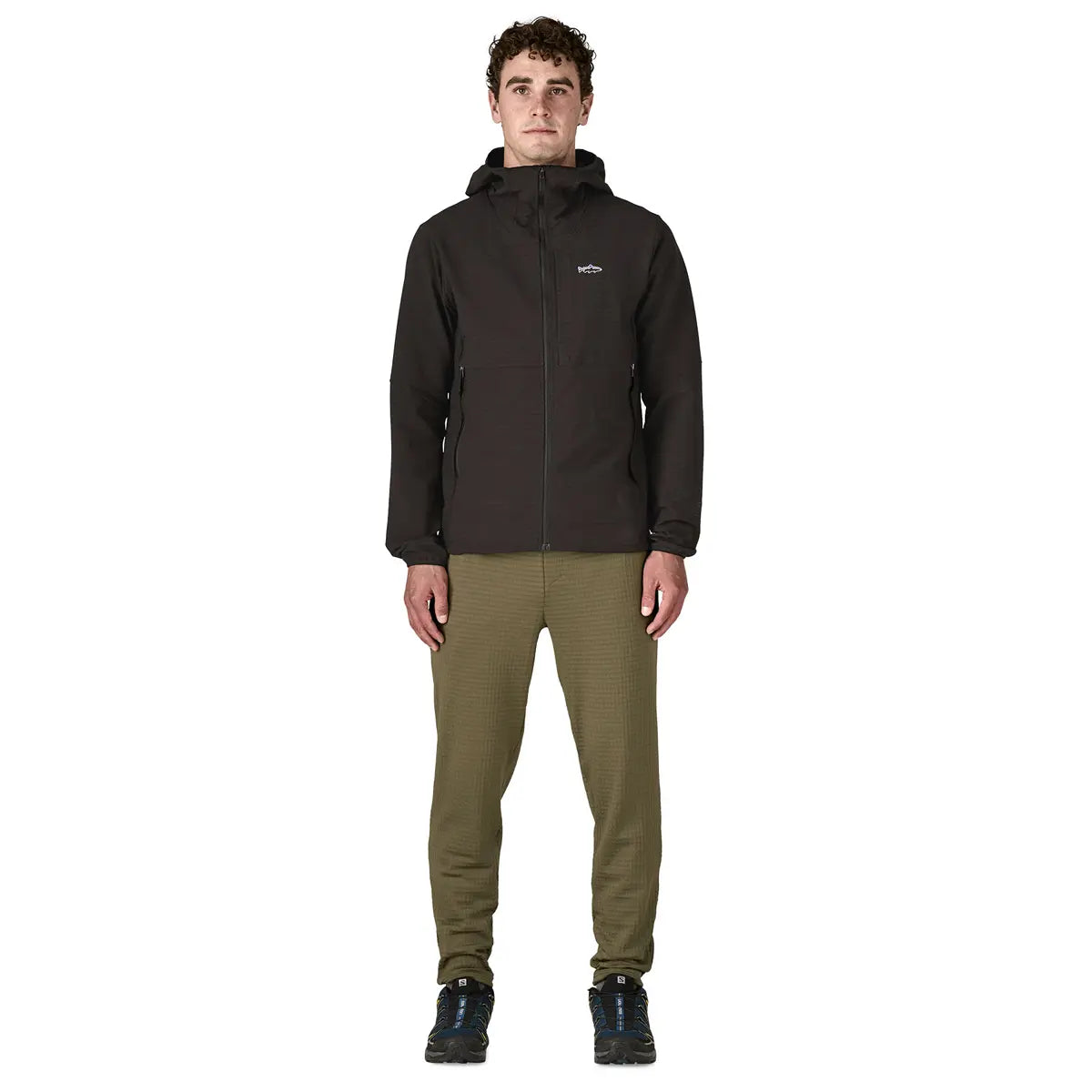 Patagonia M's R1 TechFace Fitz Roy Trout Hoody